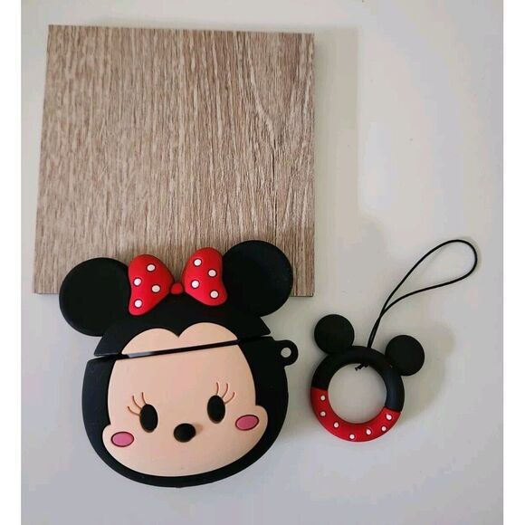 MINNIE MOUSE -‎ AIRPOD CASES FOR APPLE AIRPOD 1ST & 2ND GENERATION - Picture 2 of 8